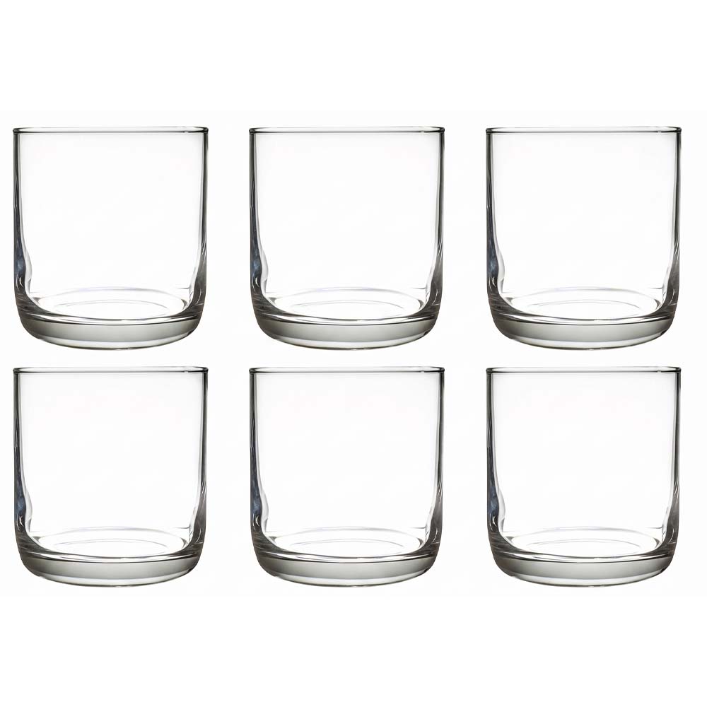 طقم 6 كوب tumbler  ليبي 295 مل - زجاج