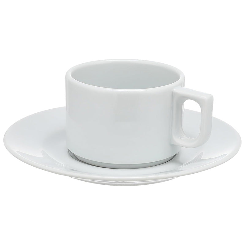Kutahya Round Porcelain Mug 180ML - White