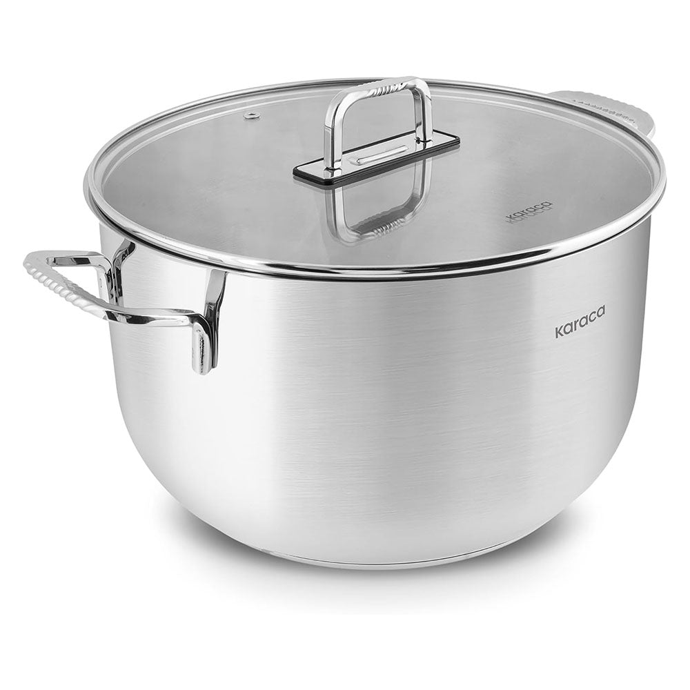 Karaca Emirgan pot Stainless Steel 18/10 Induction 18 cm - Silver