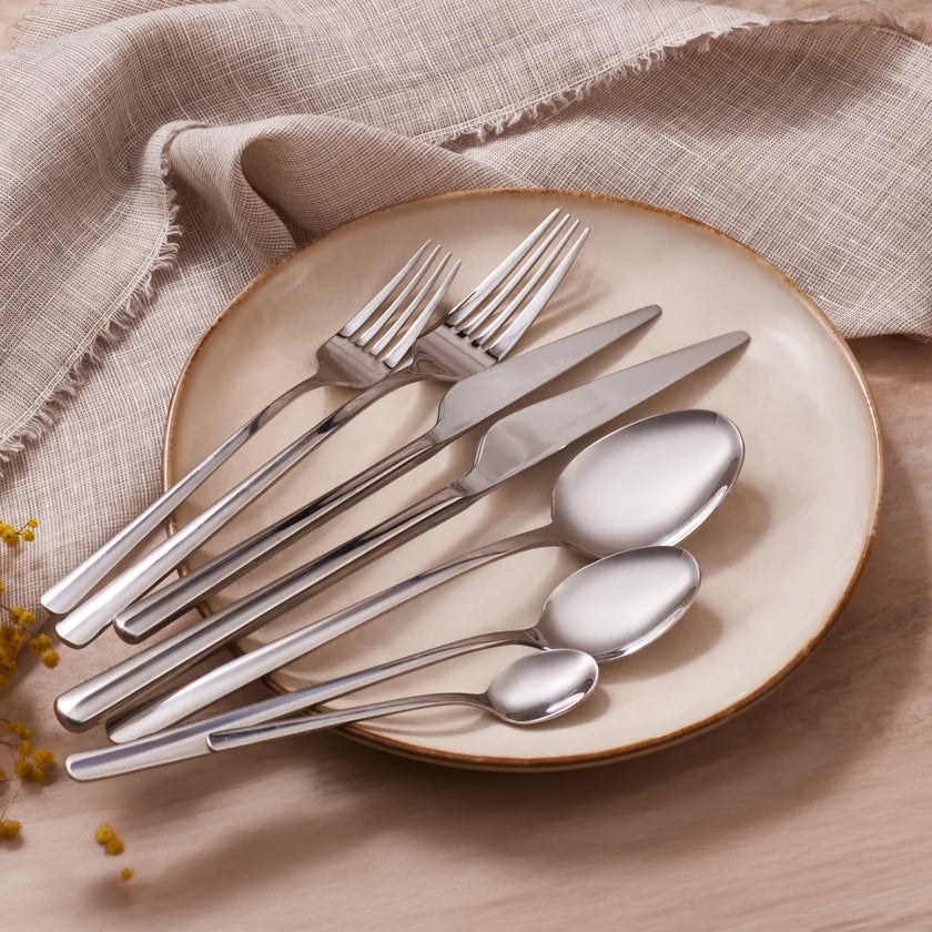 Karaca Serena 84Piece 18/10 Stainless Steel Cutlery Set - Silver