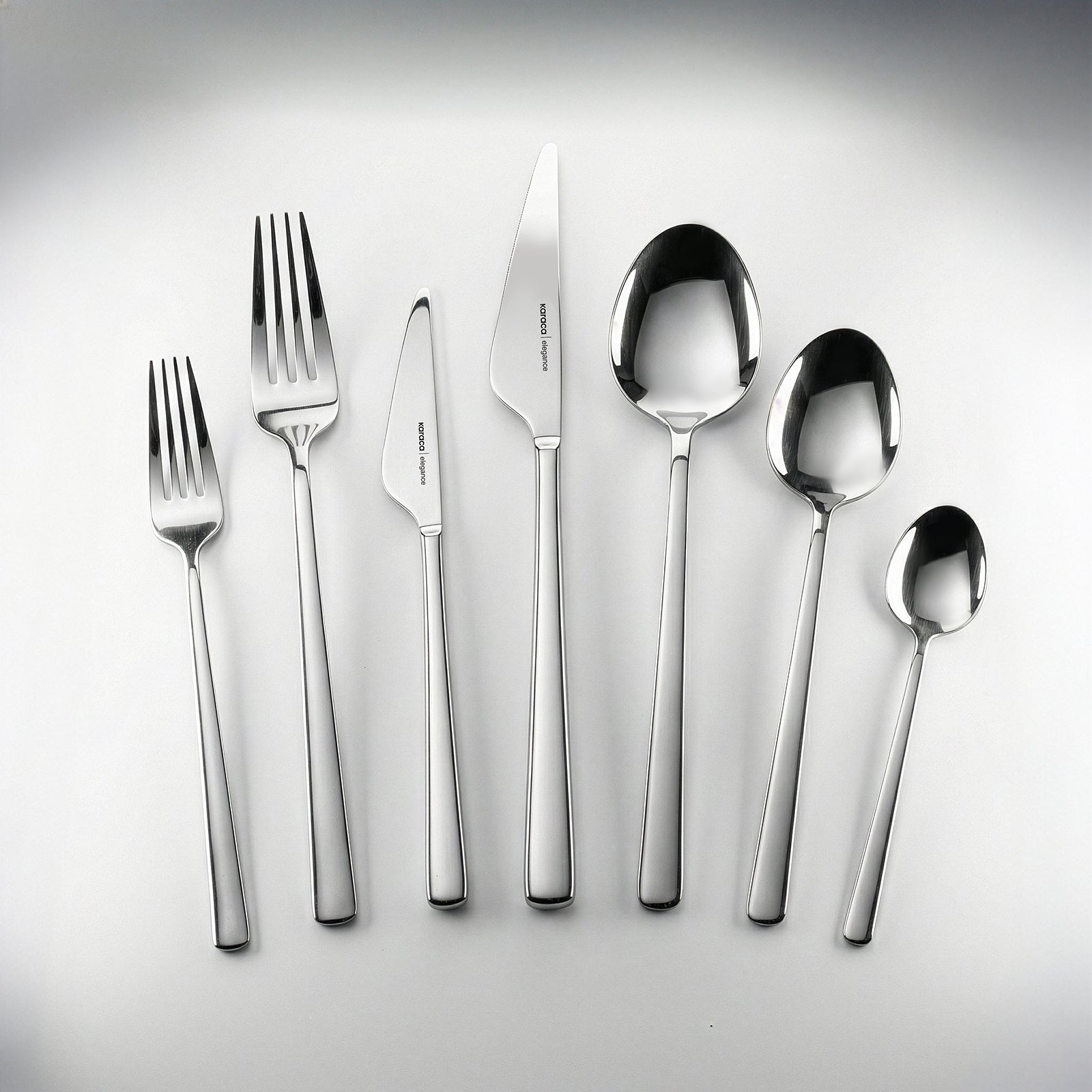 Karaca Serena 84Piece 18/10 Stainless Steel Cutlery Set - Silver
