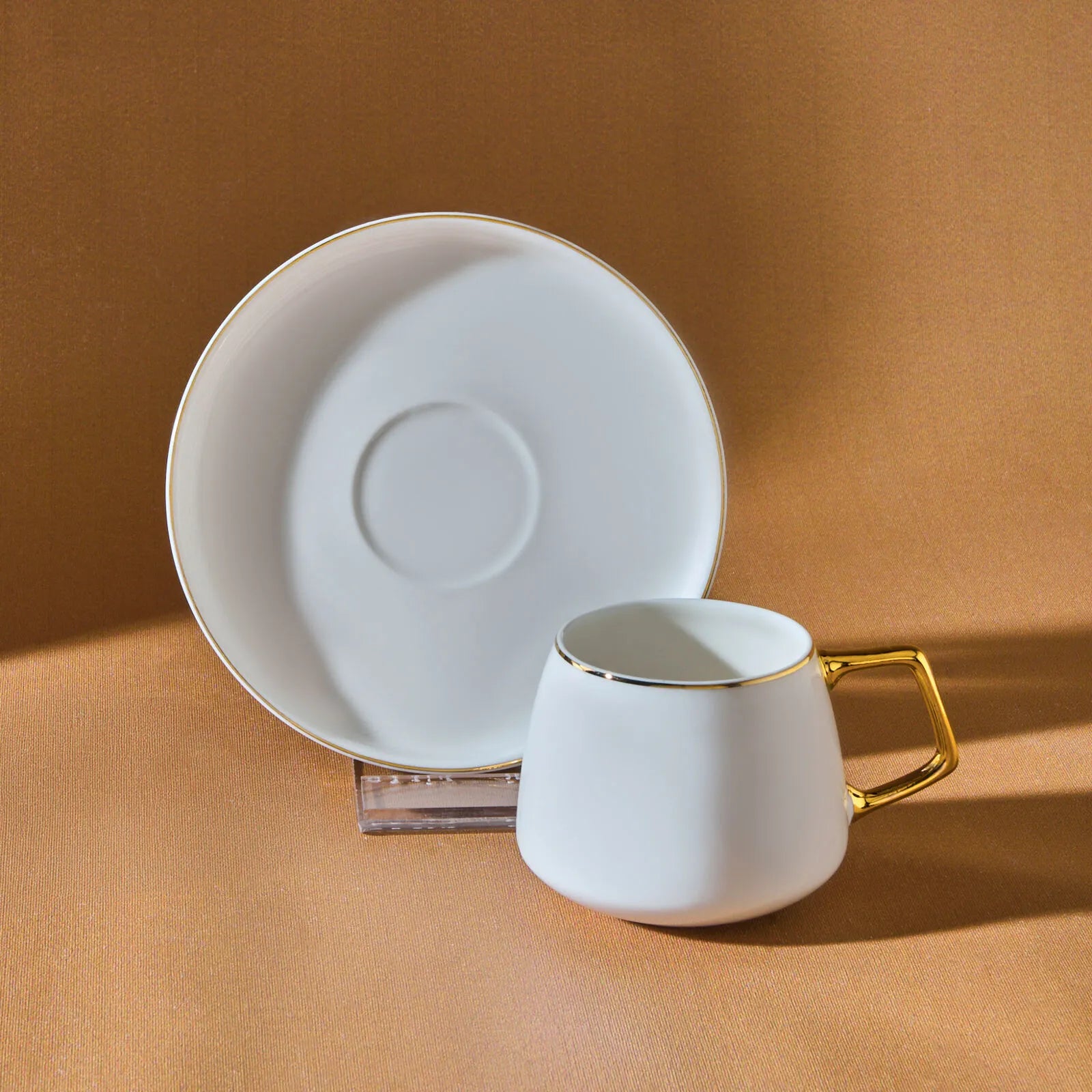 Karaca Saturn Coffee Cup Set For 2 People 100 Ml - White