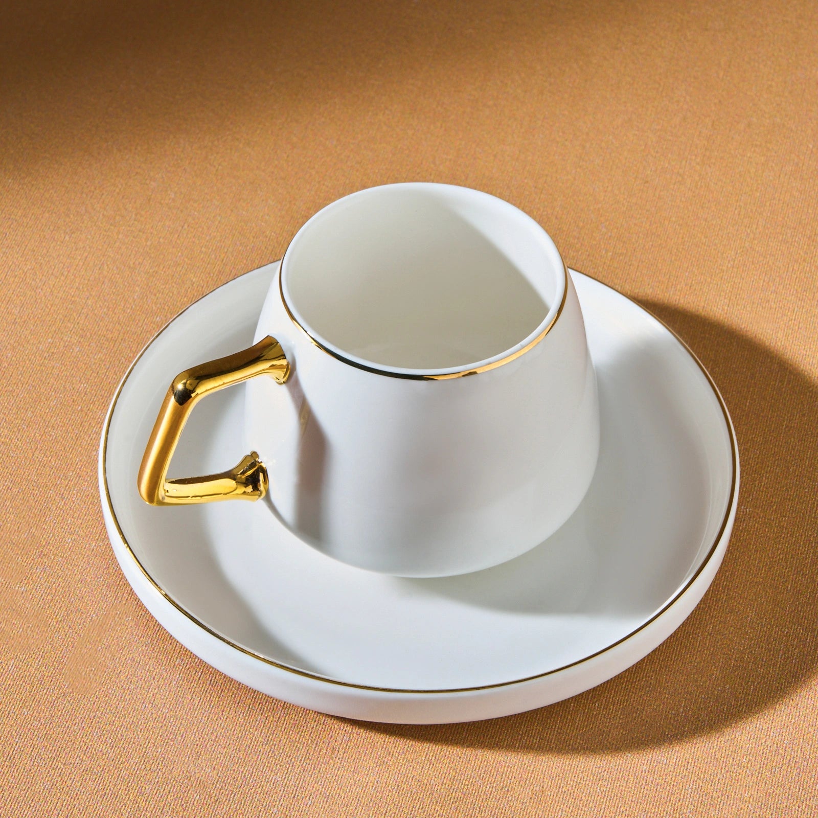 Karaca Saturn Coffee Cup Set For 2 People 100 Ml - White