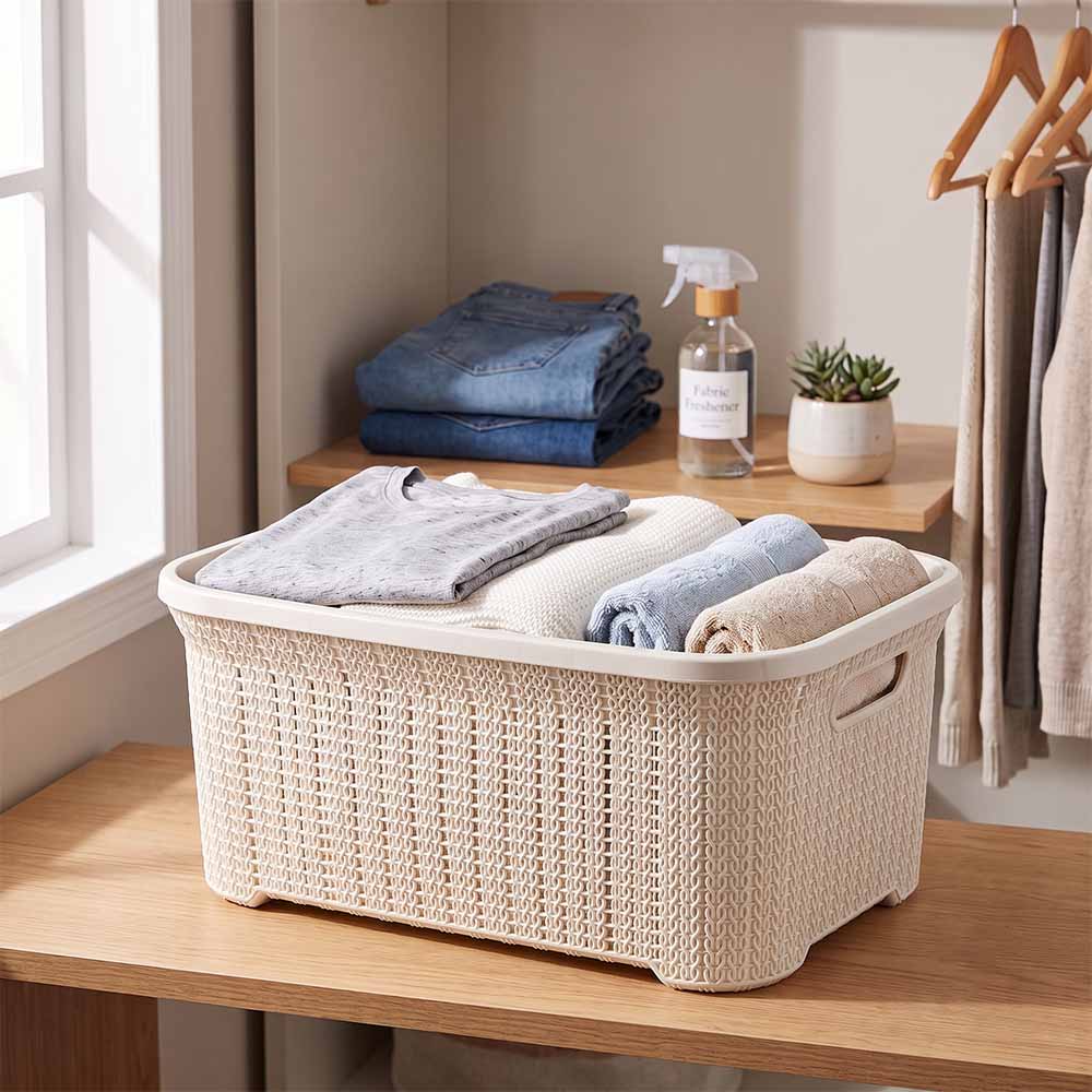 Dunya 35 L Knit Basket 