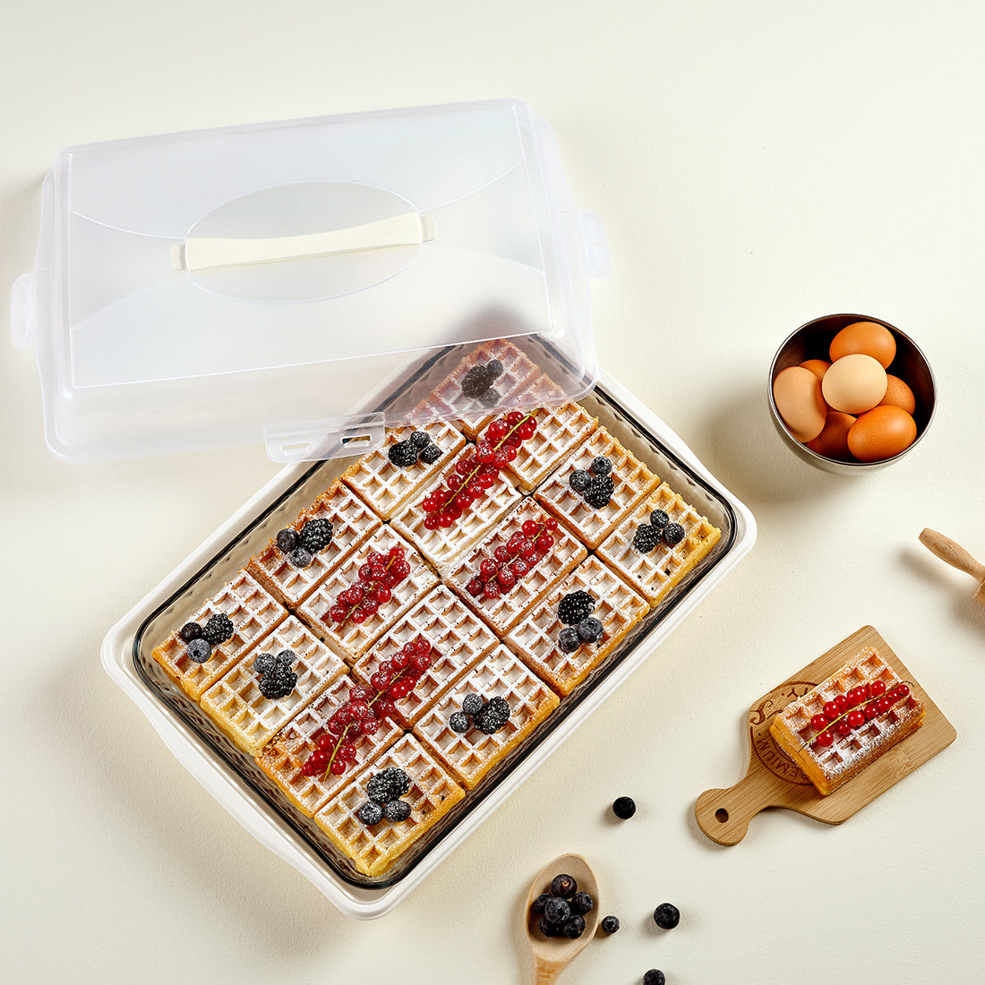 Dunya Party Butler Rectangular 40 Cm 
