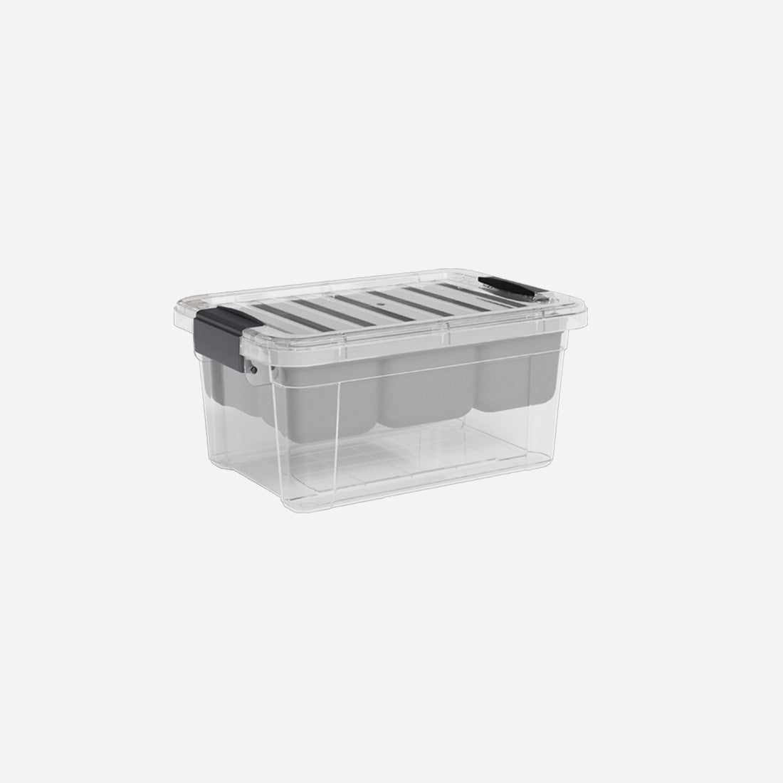 Dunya Lock & Keep Plastic Storage Box 4.25 L - Transparent