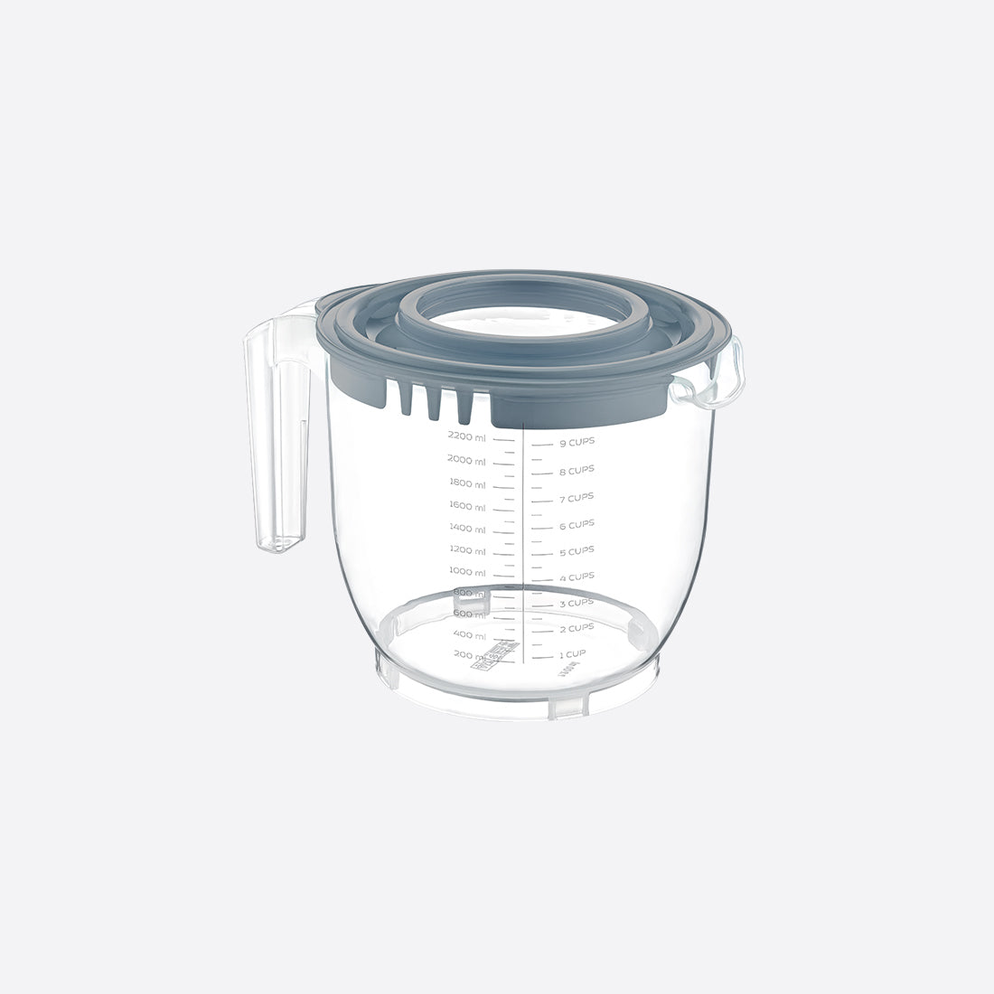 Dunya 2200 ml Measuring Cup with lid