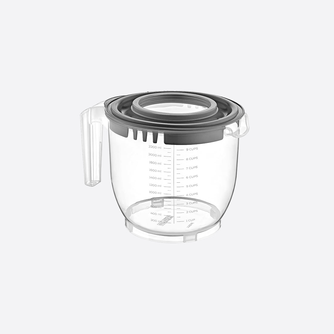 Dunya 2200 ml Measuring Cup with lid