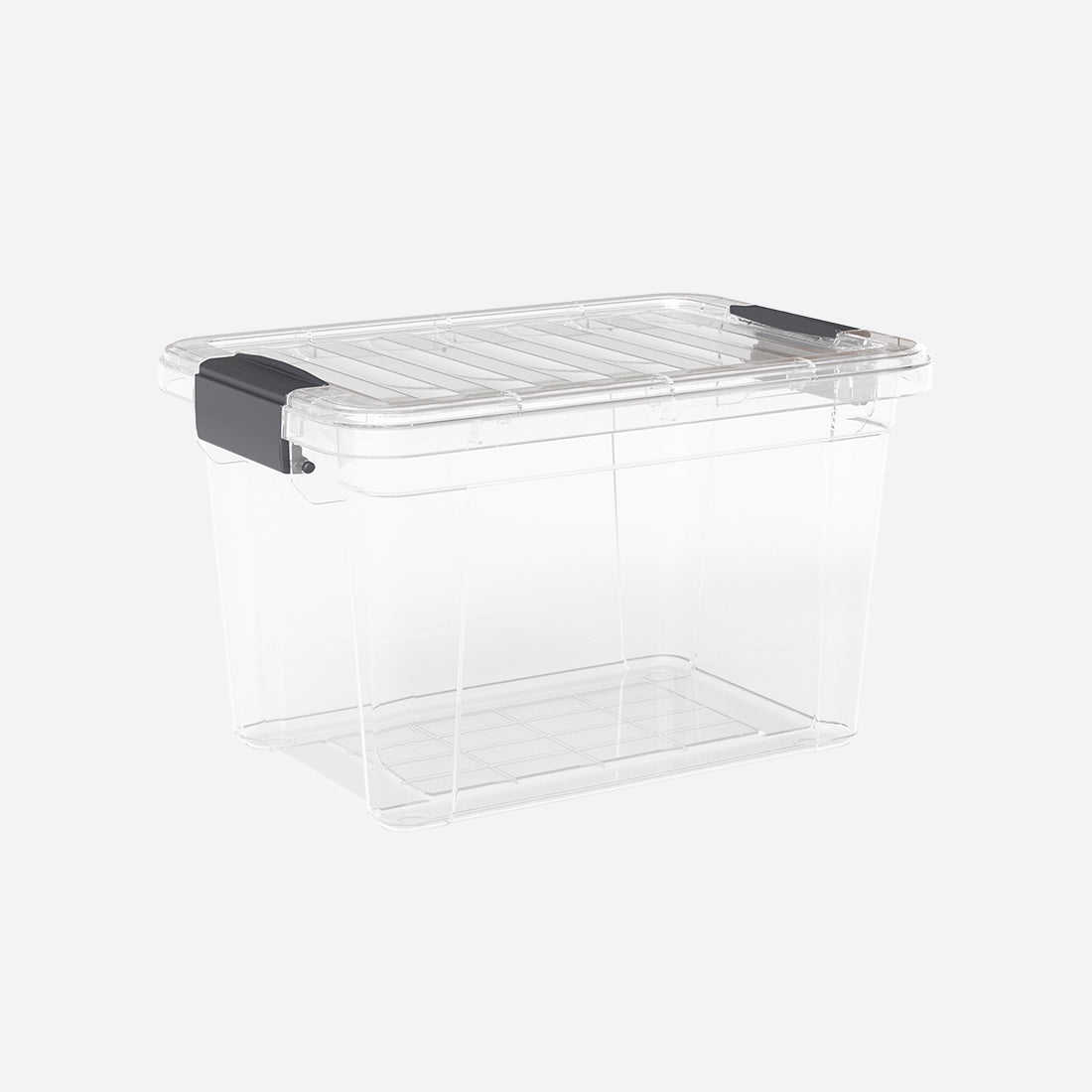 Dunya 14 lt plastic Lock&Keep Storage Box -Transparent
