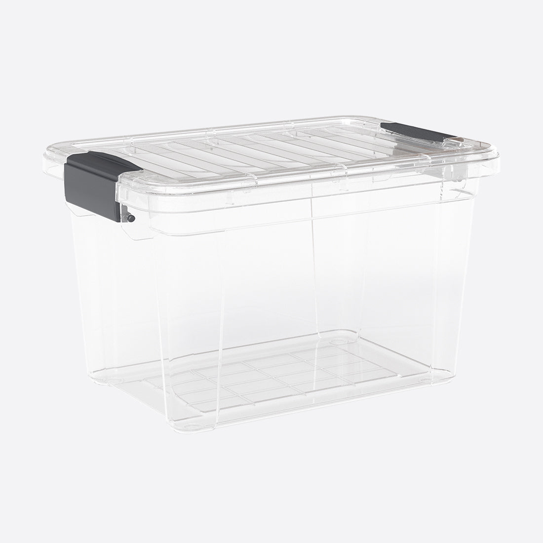 Dunya plastic Lock & Keep Storage Box 46 Liter -Transparent

