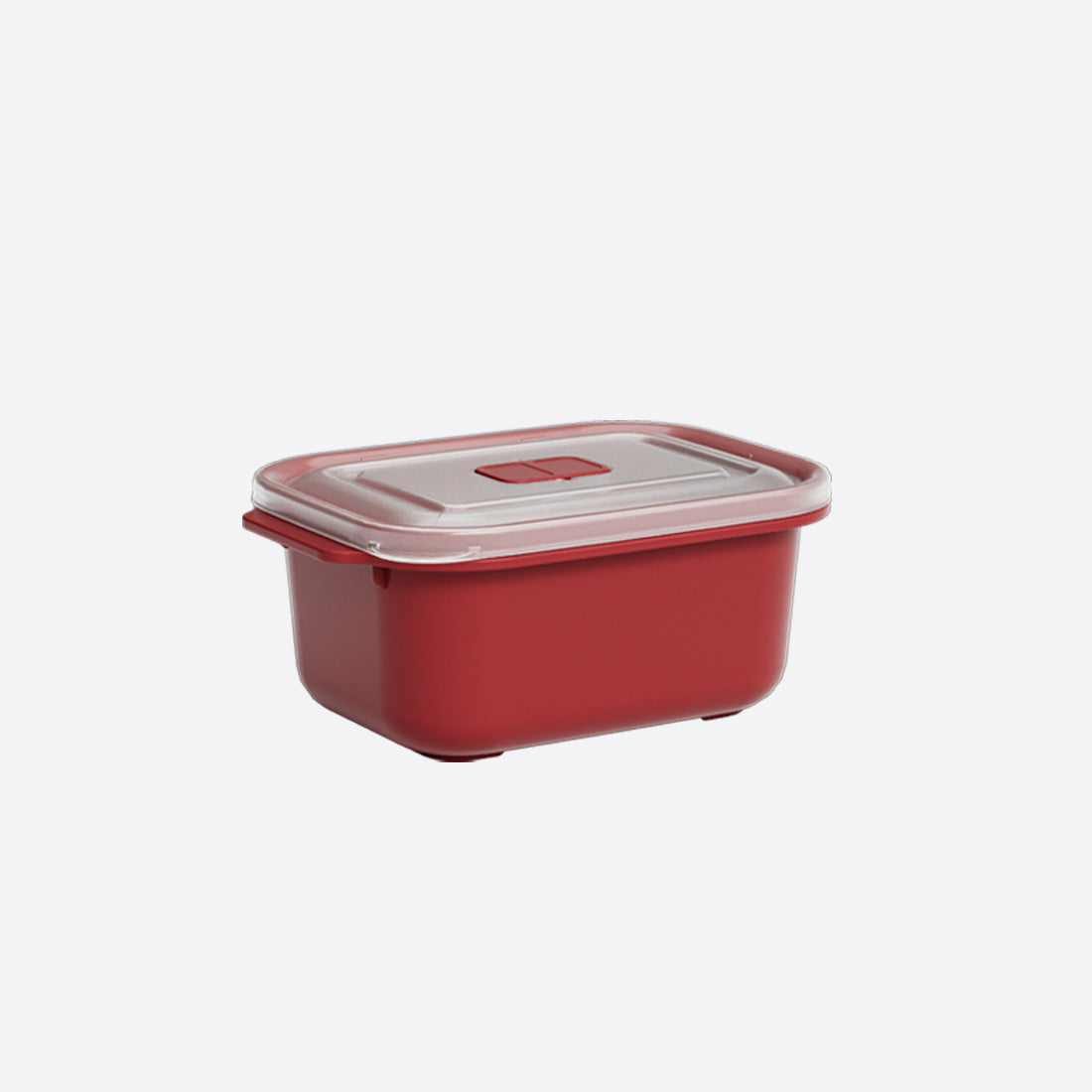 Dunya Heat'N Go Plastic Food container Rectangular 2000 ml - Red
