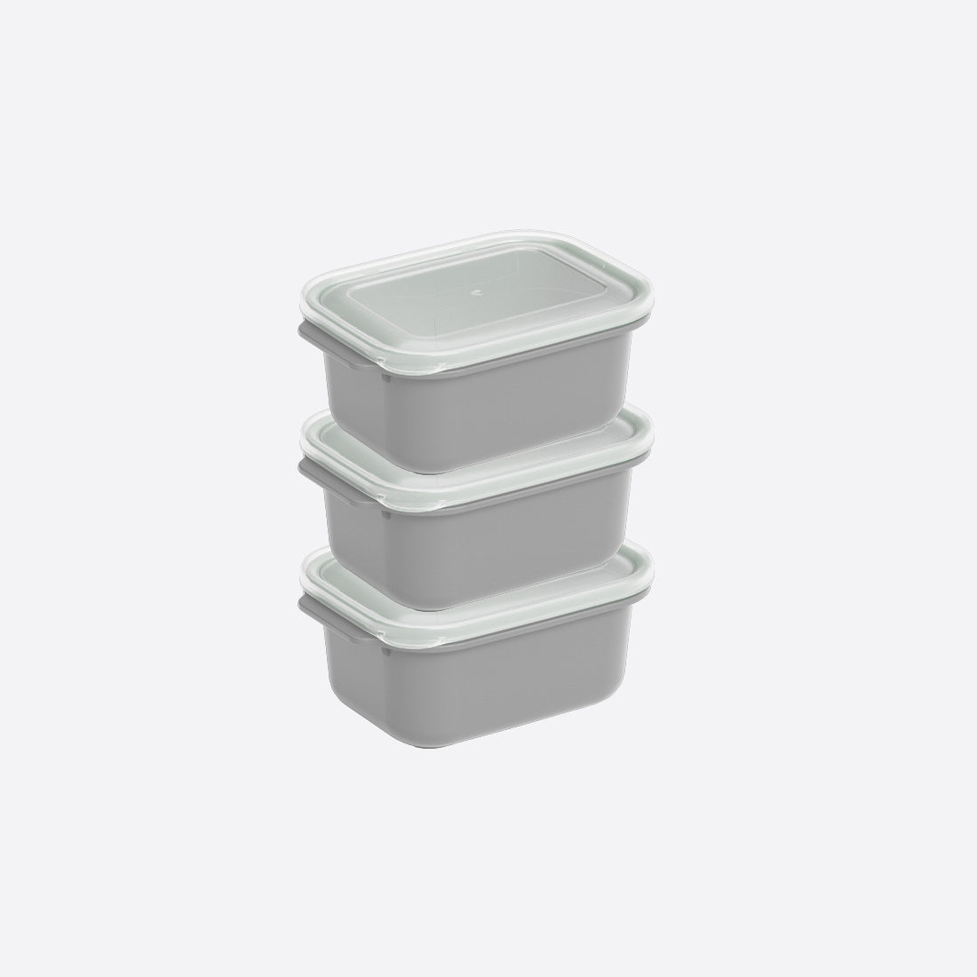 Dunya Easy Keep Plastic Storage Container 3 Pcs (3 x 500 ml) Rectangular Set