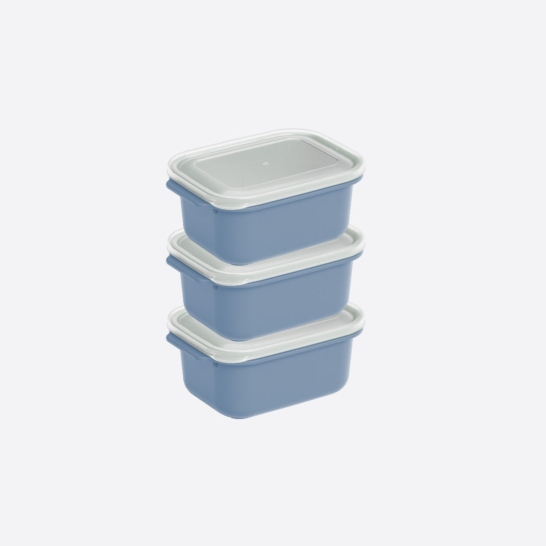Dunya Easy Keep Plastic Storage Container 3 Pcs (3 x 500 ml) Rectangular Set