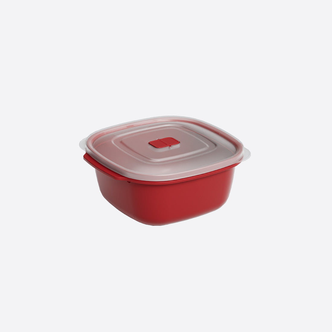 Dunya Heat'N Go Plastic Food container Square  550 ml - Red
