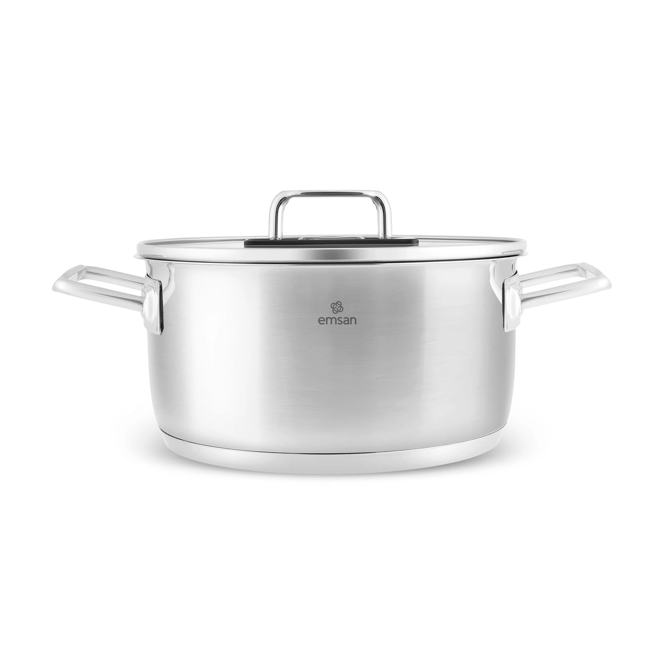 Karaca Surmene Stainless Steel Pot Induction Based - Silver