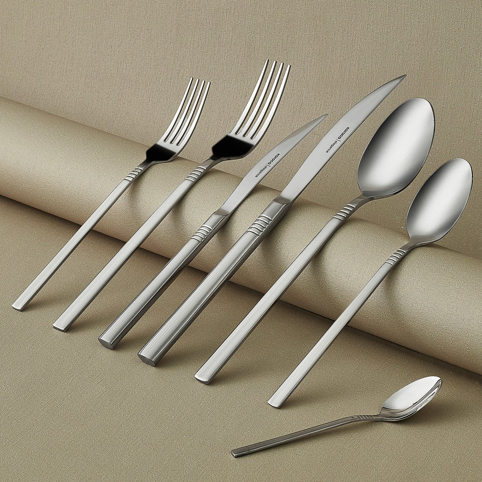 Karaca Nil 91Piece Stainless Steel Cutlery Set - Silver